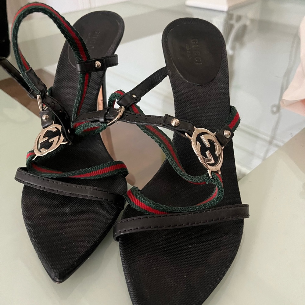 Vintage Gucci heeled sandals